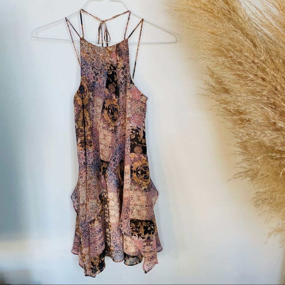 Bcbg Generation Pink Cream Patchwork Paisley Prin… - image 1